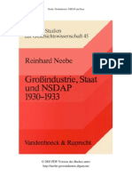 Reinhard Neebe - Großindustrie, Staat und NSDAP 1930-1933