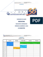 Horario III Semestre I-2014 UNEFM Medicina Carirubana.docx
