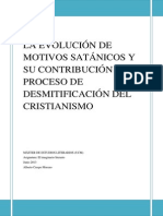 La Evolución de Motivos Satánicos y Su Contribución Al Proceso Desmitificador Del Cristianismo