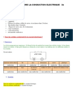 C3 Comprendre la conduction électrique