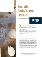 Acessible Single Occupant Bathrooms