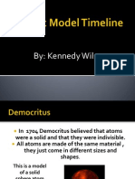 Atomic Model Timeline Kennedy W