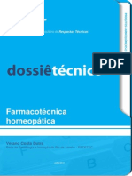 Farmacotécnica Homeopática_ Dossie Técnico