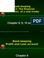 Chapter 8 Book-keeping P&L Account