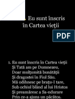 Eu Sunt Înscris În Cartea Vieţii