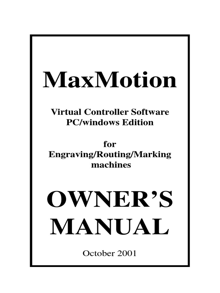 MaxMotion Manual | PDF | Command Line Interface | Installation ...