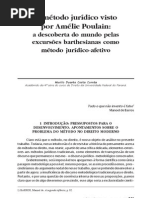 O método jurídico visto por Amélie Poulain. Raízes Jurídicas (UP)