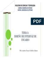 Diseño de La Interfaz de Usuario PDF