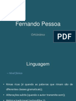 Linguagem, Símbolos, Estilo e Temáticas na Poesia de Fernando Pessoa