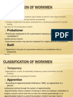 Business Law Classification of Workmen