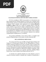 Sala Constitucional Debido Proceso