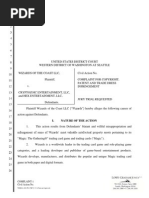 Download Wizards of the Coast v Cryptozoic Entertainment et al by PriorSmart SN224144304 doc pdf