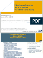 Sap Businessobjects Bi 4 0 Sp05 Sp06 Product Availability Matrix Pam Updated May 8 2013