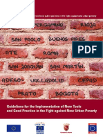 Guidelines For The Implementation of New Tools and Good Practice in The Fight Against New Urban Poverty