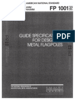 ANSI NAAMM Guide Specification For Design of Metal Flagpoles FP1001-07