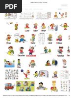 Verbos en inglés con dibujos para niños | PDF | Salud y bienestar