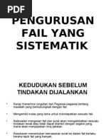 Pengurusan Fail dan Rekod