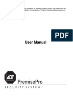 User Manual: Warning