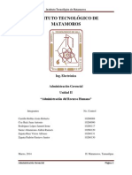 Unidad 2 Administración Gerencial - Administración Del Recurso Humano PDF