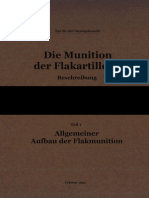 "L.Dv.4402/1" Die Munition Der Flakartillerie. Beschreibung. Teil 1: Allgemeiner Aufbau Der Flakmunition