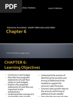 CH 06 Financial Planning Short Term and Long Term