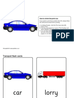 Transport Flash Cards: How To Shrink The Print Size