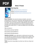 Download Dota 2 Trening by Milos Dinic SN224183745 doc pdf