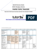 Buss 4 Topic Tracker