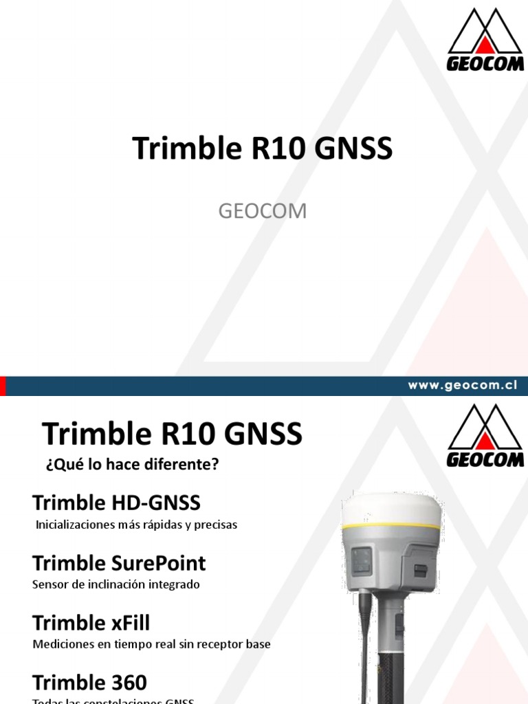 Trimble R10 GNSS: Innovación en Topografía | PDF | Yo telefono ...