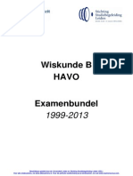 Examenbundel Compleet HAVO Wiskunde B