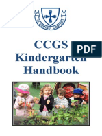 2014 Parent Booklet Version Kindergarten Information Document