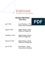 Board Meeting Dates 2013-14