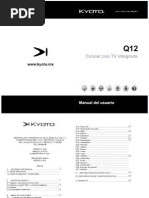 Manual de Usuario Celular Kyoto Q12
