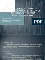 Norma Tecnica Atencion Del Recien Nacido Pre Termino