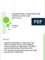 Dt-International Standards For Tuberculosis Care