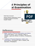 General Principles of Physical Examination