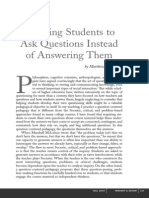 Teaching Students To Ask Questions Instead of Answering Them