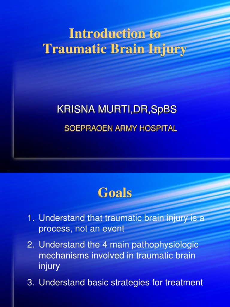 Understanding Traumatic Brain Injury | PDF | Traumatic Brain Injury ...