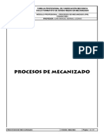 Procesos de Mecanizado