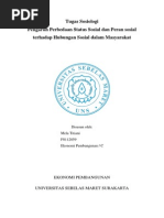 Download Pengaruh Perbedaan Status Sosial Dan Peran Sosial Terhadap Hubungan Sosial Dalam Masyarakat by Mella Yoepoppo SN224235701 doc pdf