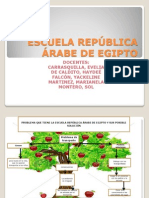 Escuela Repblica Rabe de Egipto El Arbol Del Problema