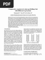 Comparative Analysis of A J Ack-Up Drilling U Nit With Different Leg Systems