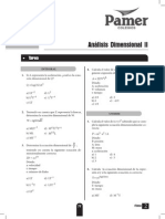 Analisis Dimensional II Tarea 4to Año FISICA