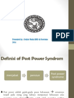 Penyuluhan Post Power Syndrome