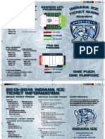 2013-2014 Indiana Ice Ticket Guide