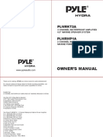 Owner'S Manual: Plmrkt2A Plmrmp1A