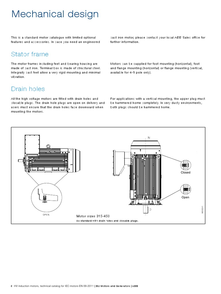 Mechanical Design: Stator Frame | PDF