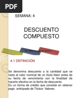 Descuento Compuesto