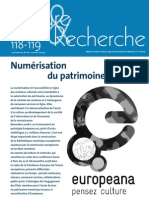 Numérisation du patrimoine culturel / Culture & Recherche 2008