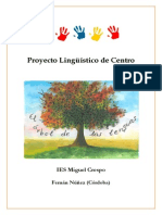 Proyecto Lingüístico de Centro (IES Miguel Crespo)
